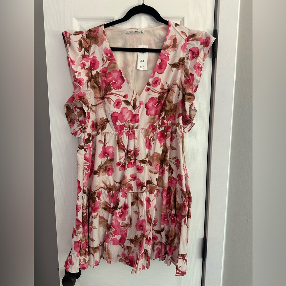 Abercrombie & Fitch Pink Floral Dress